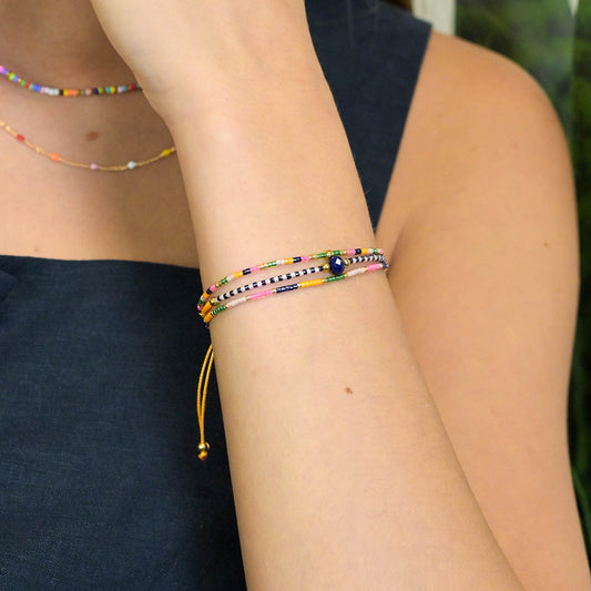 Boho Triple Strand Bracelet