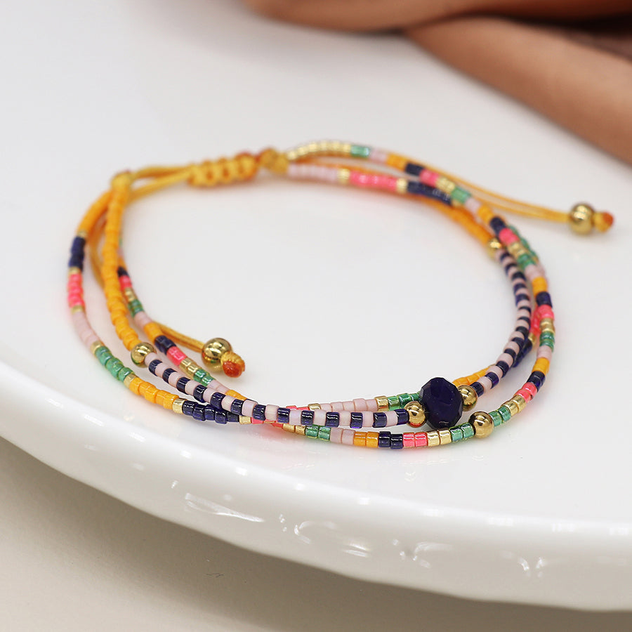 Boho Triple Strand Bracelet