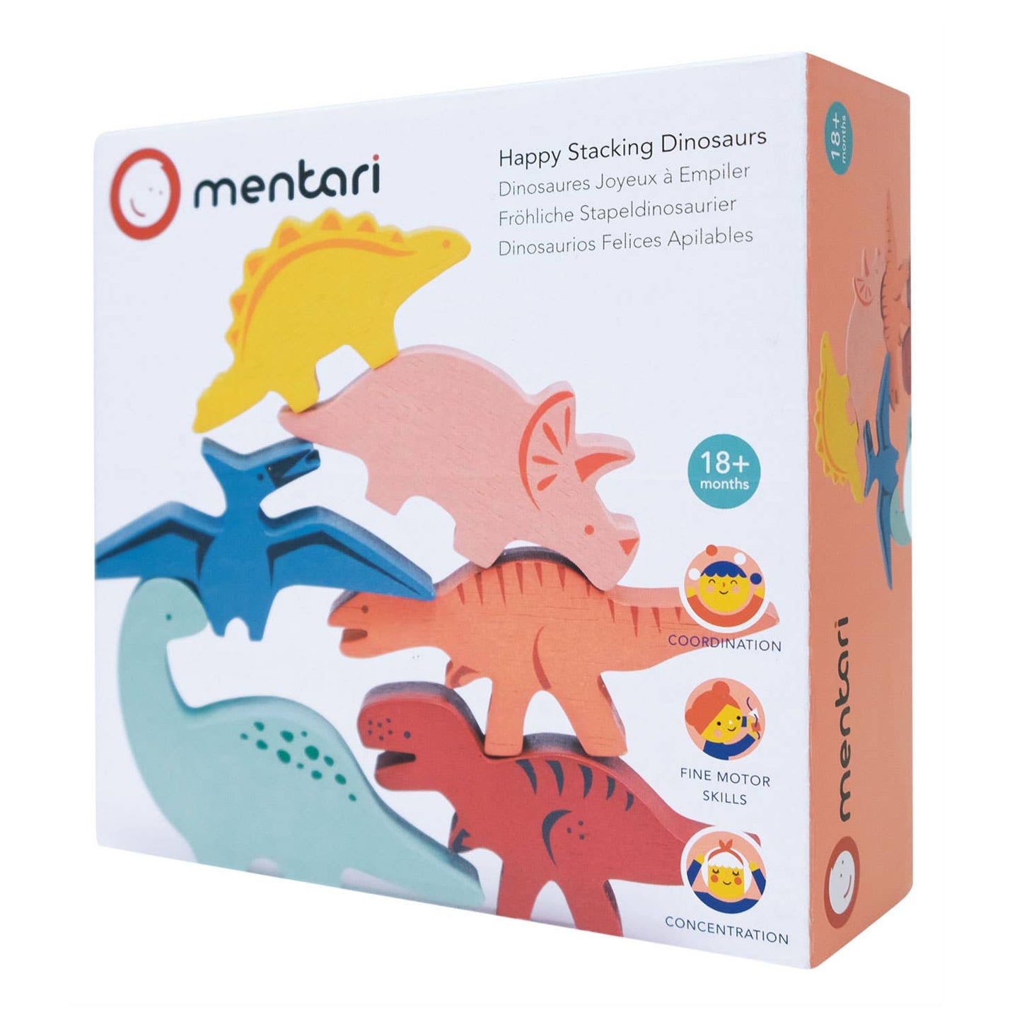 Mentari Happy Stacking Dinosaurs