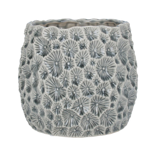 Grey Crater Pot - Large