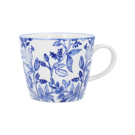Navy Rosehips Ceramic Mug