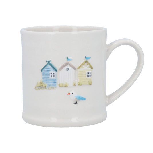 Beach Huts Stoneware Mug