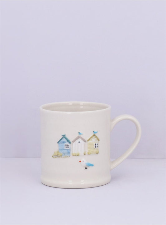 Beach Huts Stoneware Mug