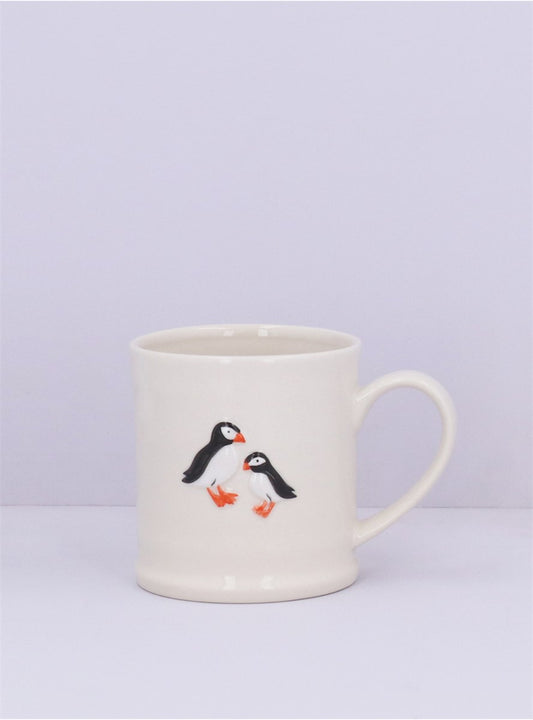 Puffins Stoneware Mug
