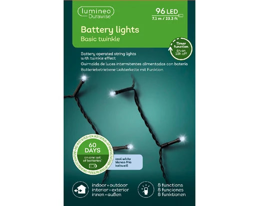 LED Battery Outdoor Lights - Cool White