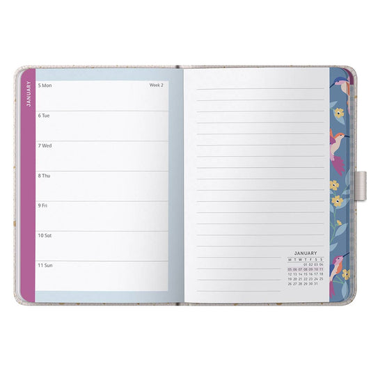 2026 A6 Diary, Weekly Planner, To-Do Lists & Notes | Gold