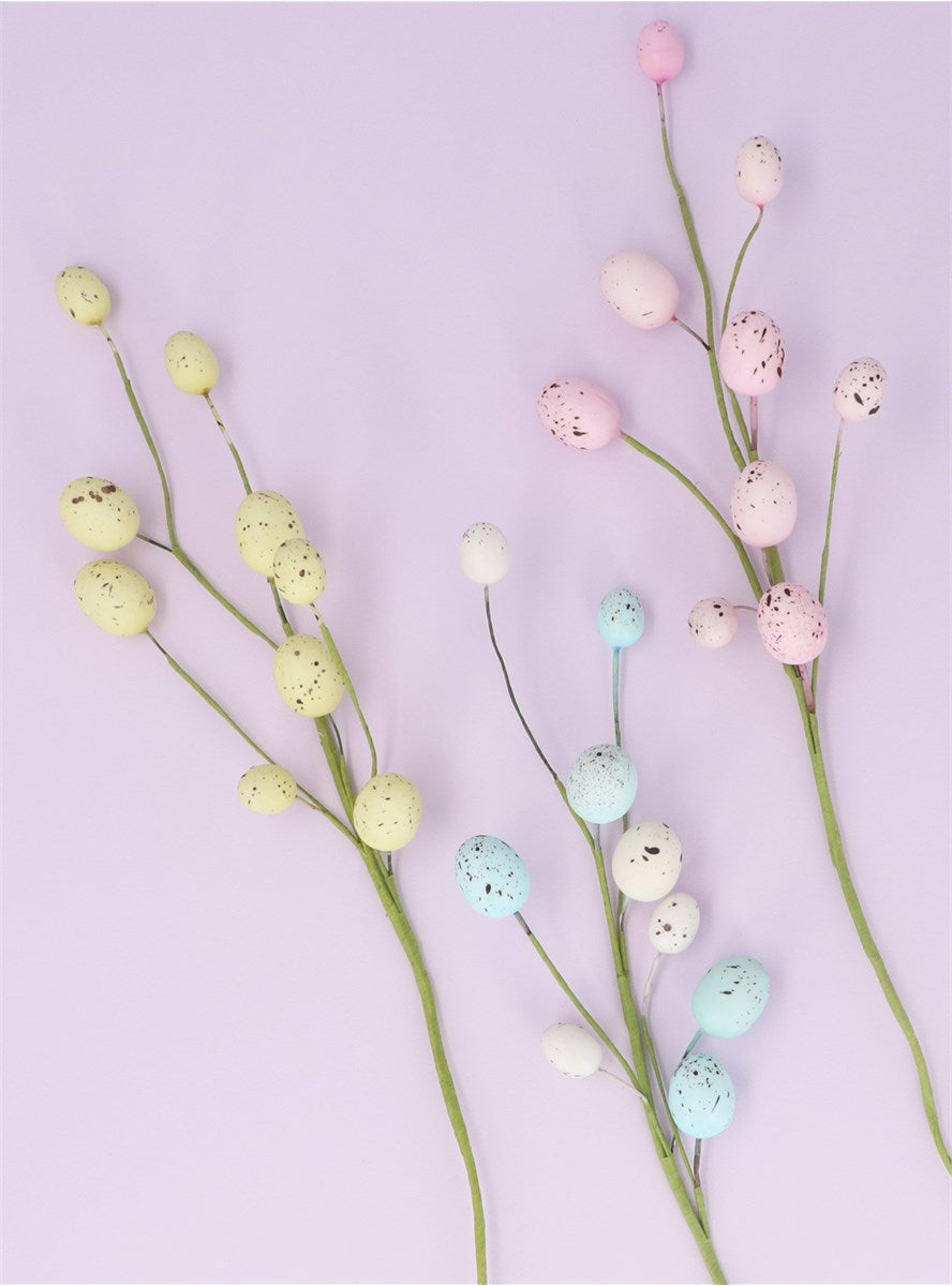 Set of 3 Pastel Egg Spray