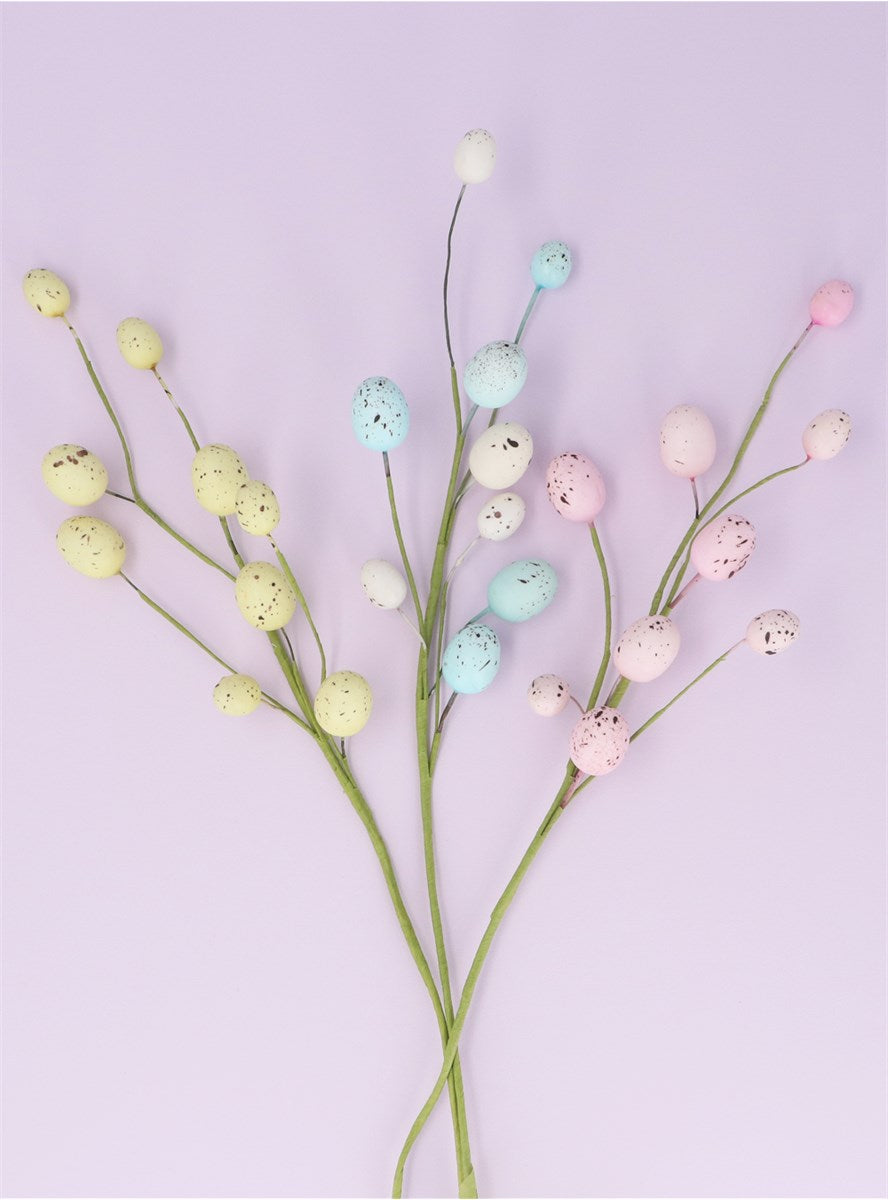 Set of 3 Pastel Egg Spray