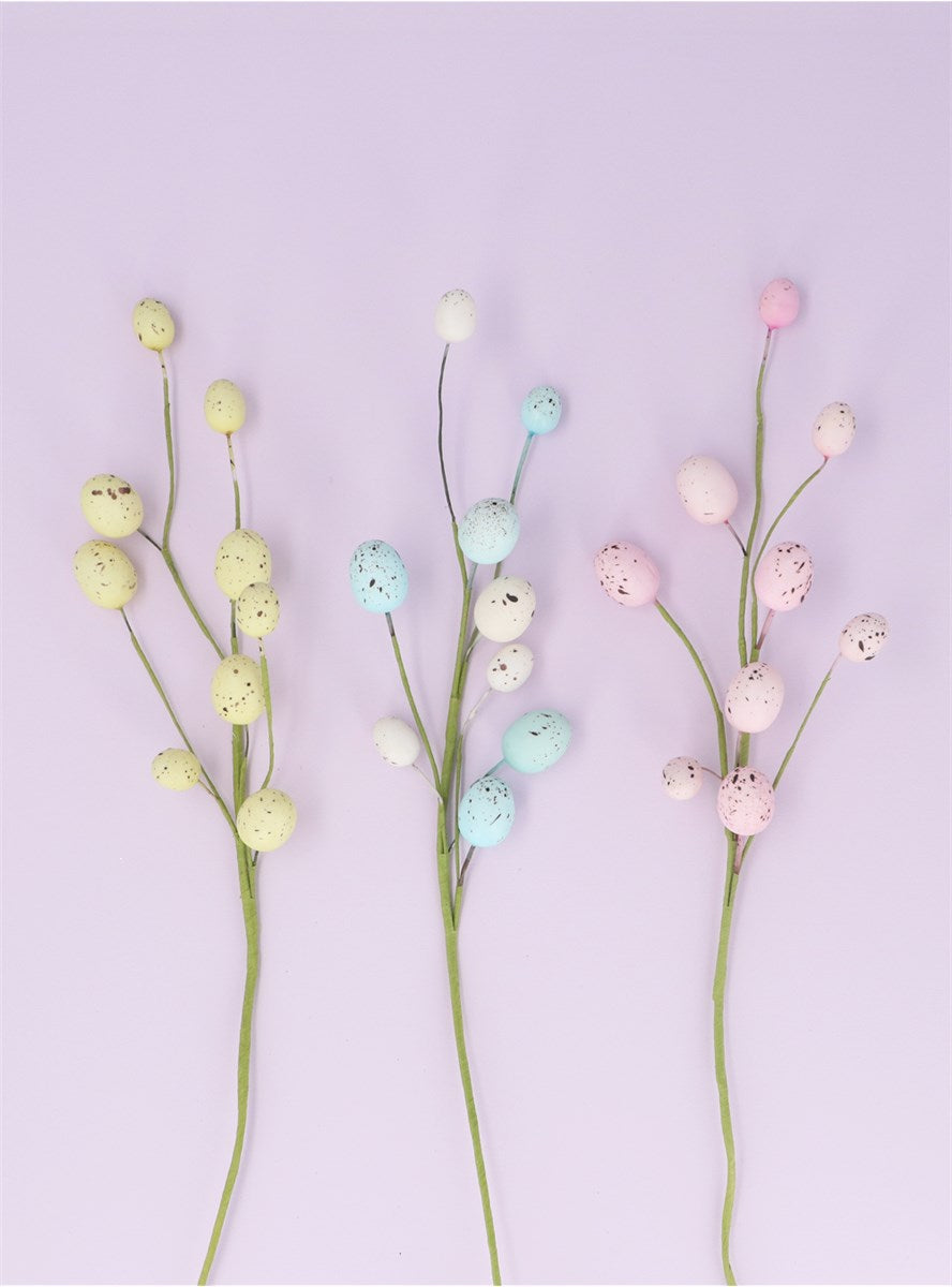 Set of 3 Pastel Egg Spray