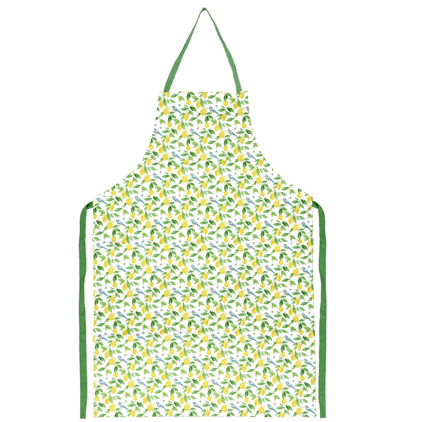 'Lemon & Blue Tits' Apron