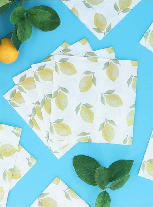 'Lemon' Paper Napkins