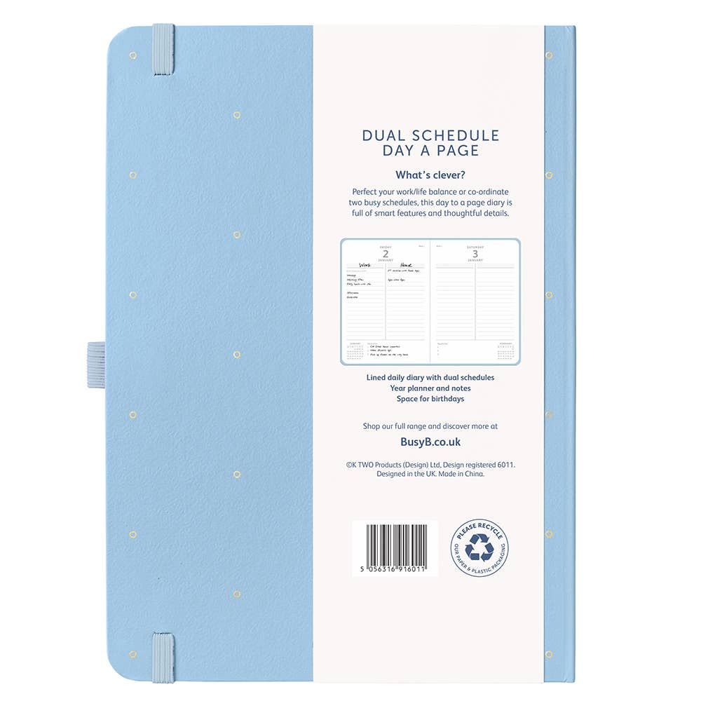 2026 Dual Schedule A5 Diary | Daily Planner | Day A Page