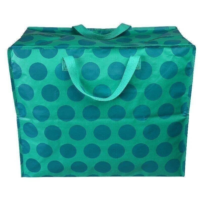 Jumbo Storage Bag - Blue On Turquoise Spotlight