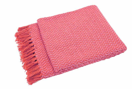 Festival Throw - Pink & Orange