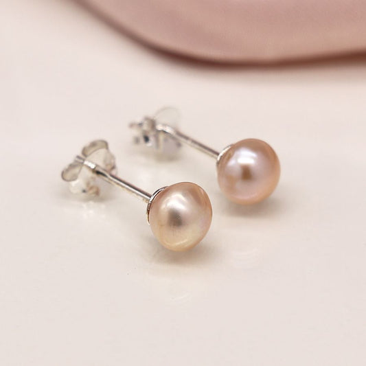 Pink Freshwater Pearl Earrings