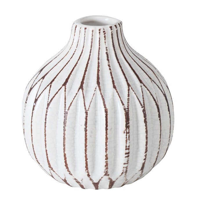 Set of 3 Vases - Lenja (Lt Grey, Dk Grey, White)