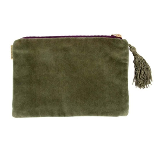 Green Orchid Cosmetic Bag