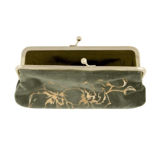 Green Orchid Cosmetic Bag