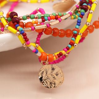 Bright Beaded Bracelet
