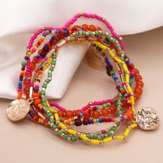 Bright Beaded Bracelet