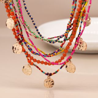 Bright Beaded Necklace