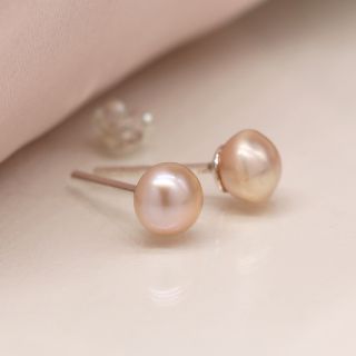 Pink Freshwater Pearl Earrings