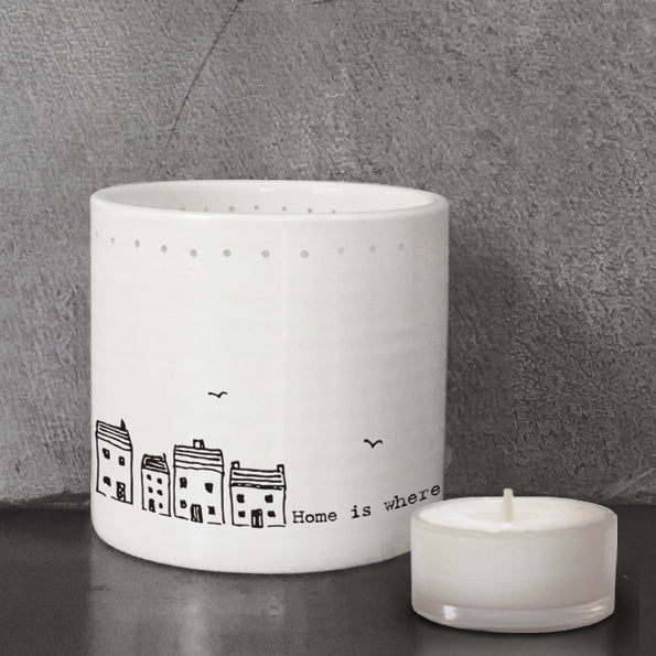 Tealight Holder - Home Is Where The Heart Is