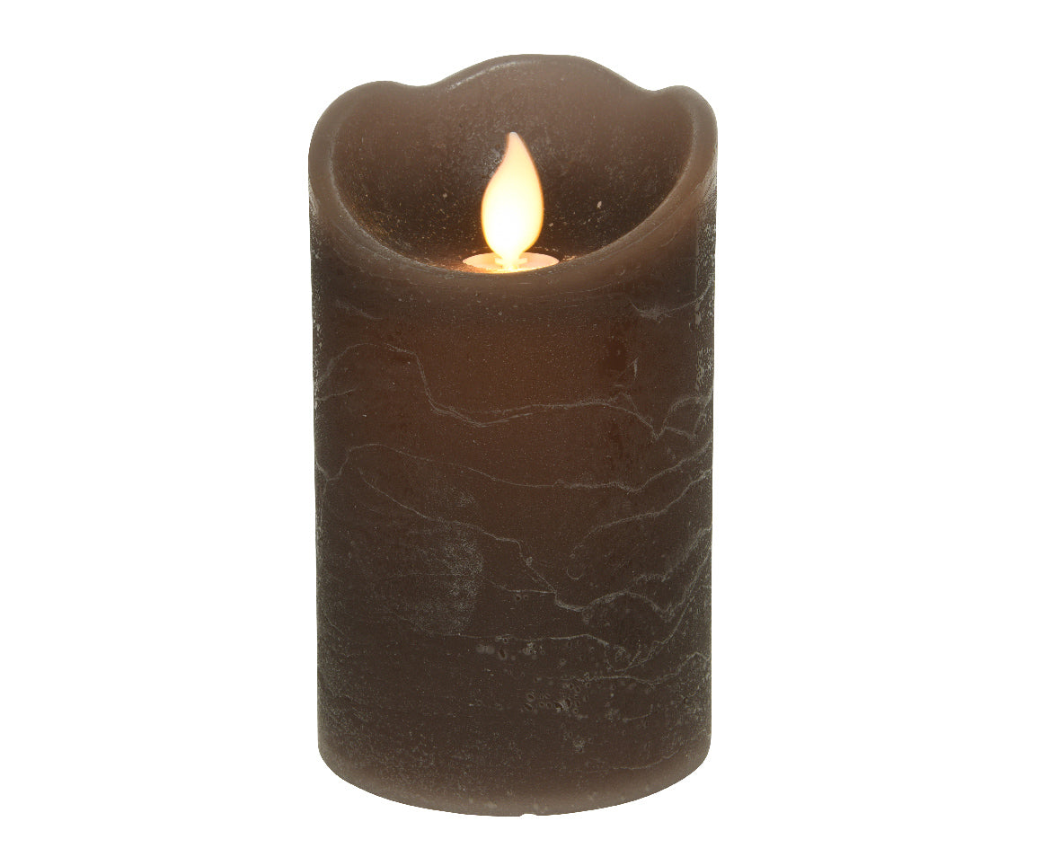 LED Waving Candle - Grey - Assorted Sizes