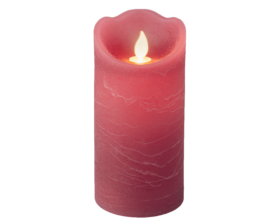 LED Waving Candle - Pink - Assorted Sizes