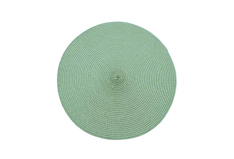 Circular Ribbed Placemat - Sage