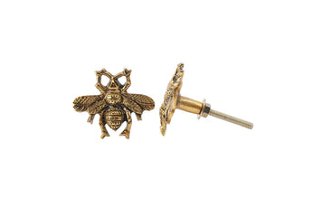 Gold Bee Shaped Drawer Pull
