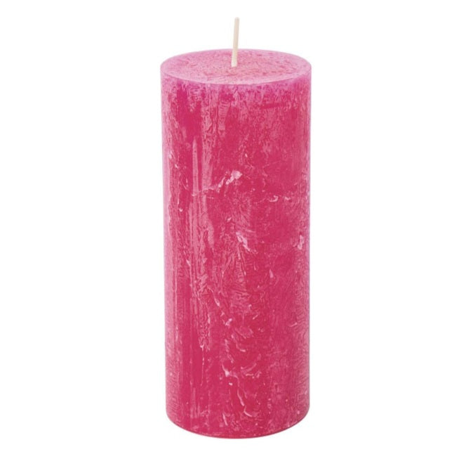 Pillar Candle - Bright Pink