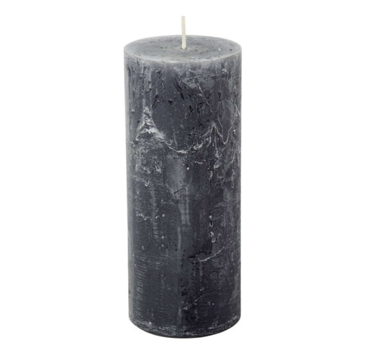 Pillar Candle - Dark Grey