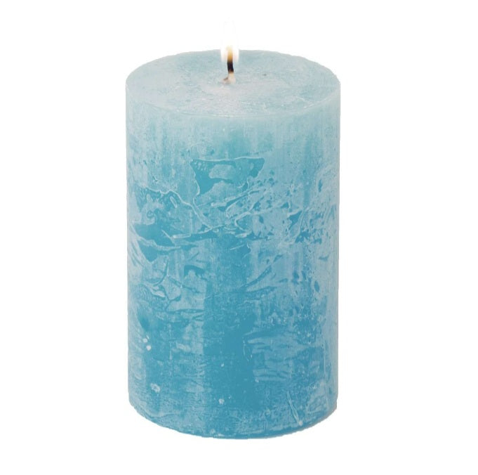 Pillar Candle - Turquoise Blue
