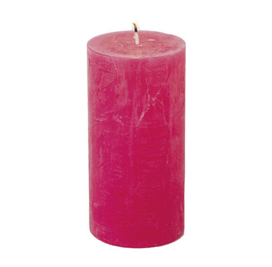 Pillar Candle - Bright Pink
