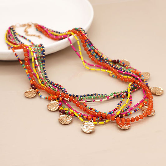 Bright Beaded Necklace