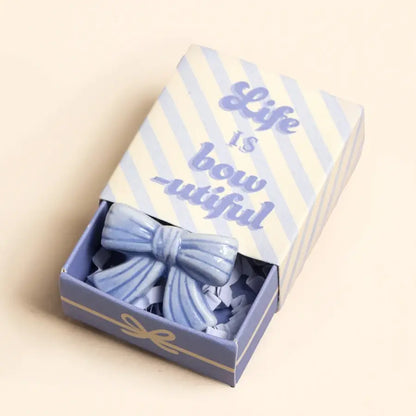 Tiny Matchbox Ceramic Tokens: Bear