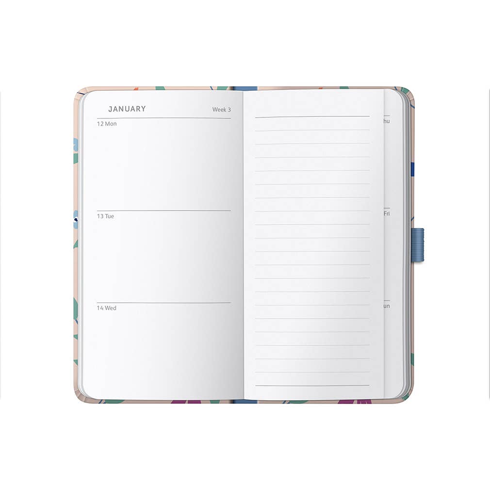2026 Slim Diary, Weekly Pocket Planner | Birds | Busy B
