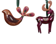 Set of 2 Hanging Animals