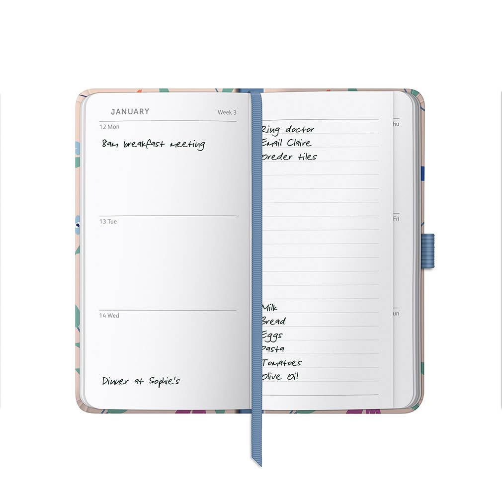 2026 Slim Diary, Weekly Pocket Planner | Birds | Busy B