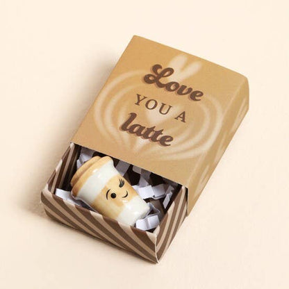 Tiny Matchbox Ceramic Tokens: Bear