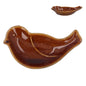 Mini Brown Bird Dish