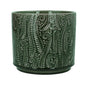 Large Pot Cover - Dark Green Fern