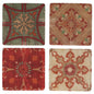 Set of 4 Coasters - Period Warm Mosaic Design