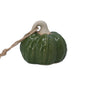 Small Porcelain Green Pumpkin