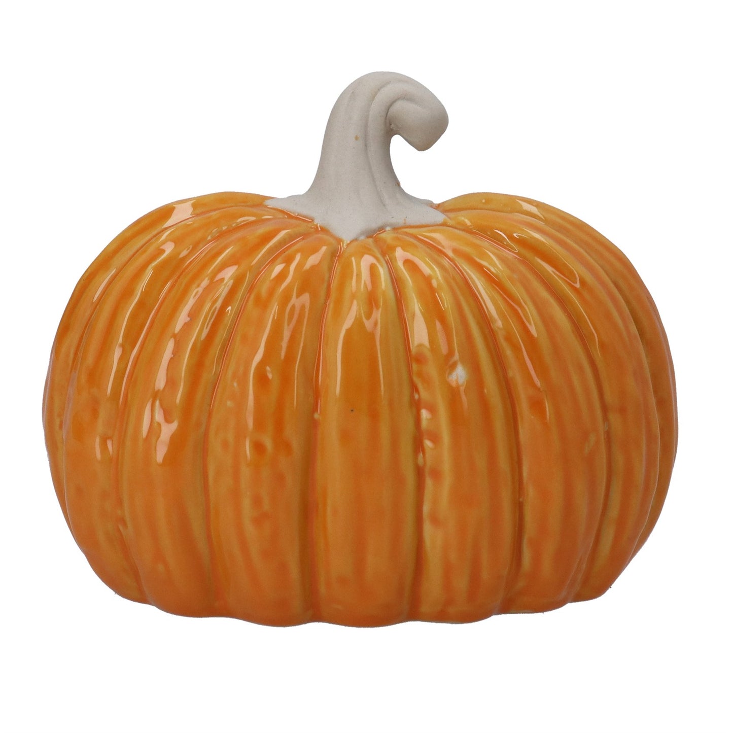 Porcelain Orange Pumpkin - Semi 3D