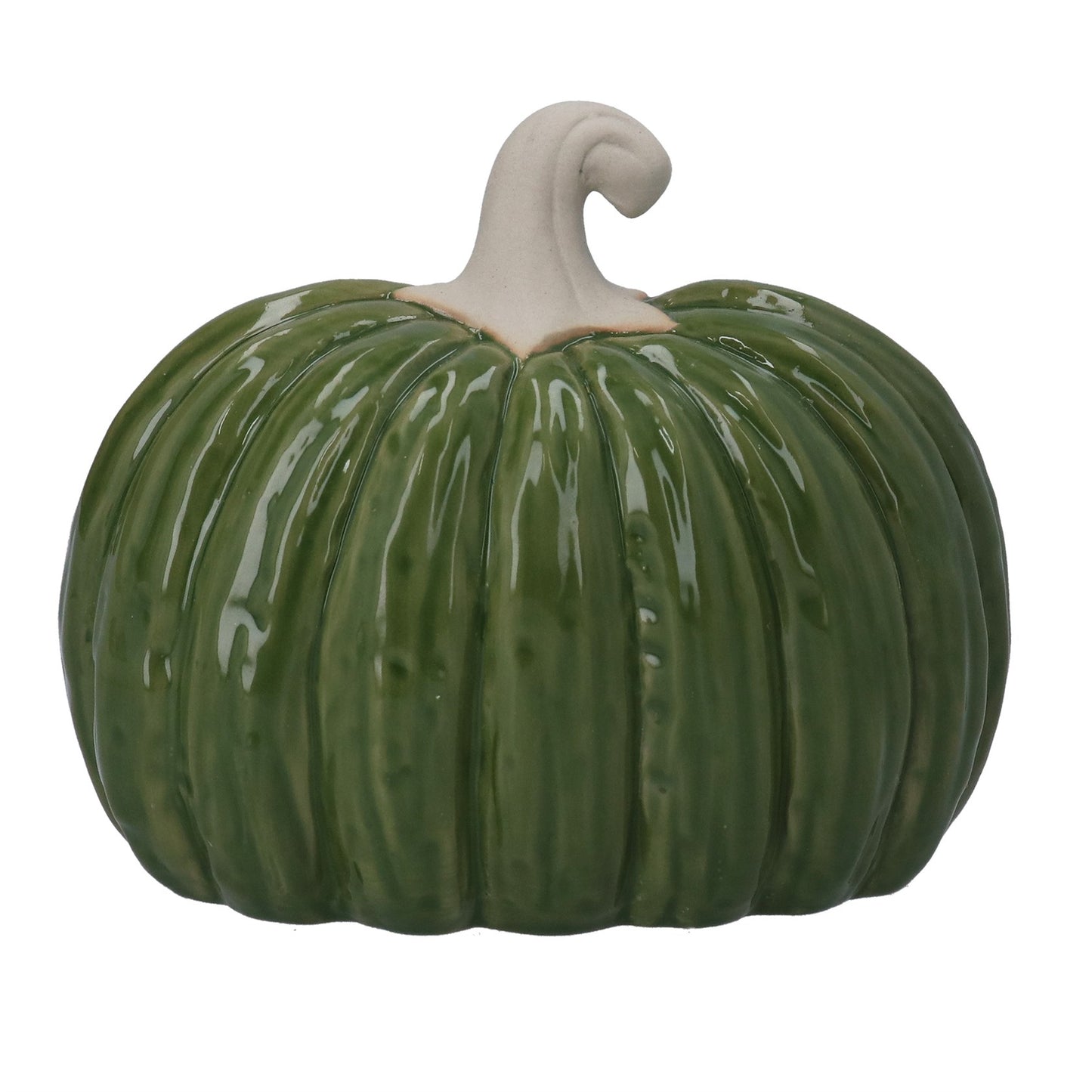 Porcelain Green Pumpkin - Semi 3D