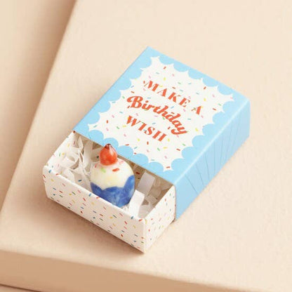 Tiny Matchbox Ceramic Tokens: Sardine
