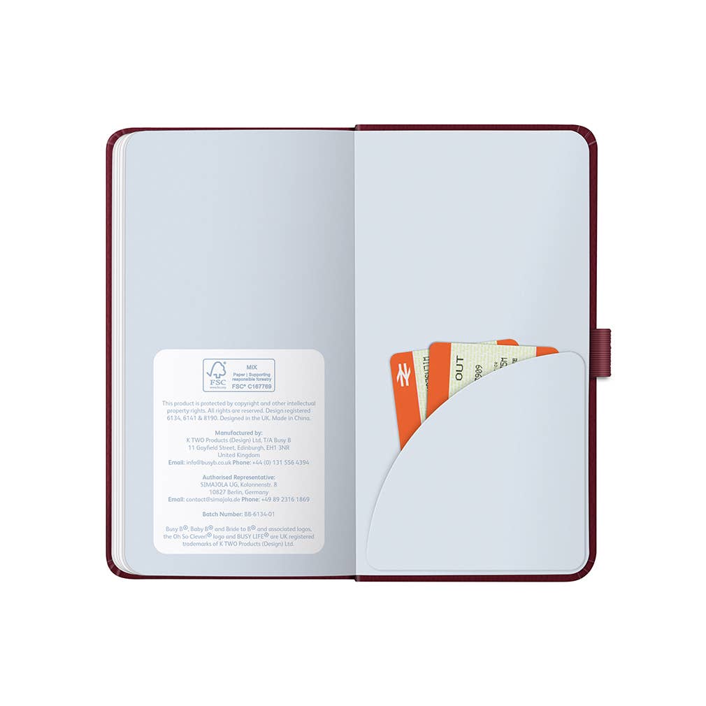 2026 Slim Diary | Weekly Pocket Diary & Planner | Busy B