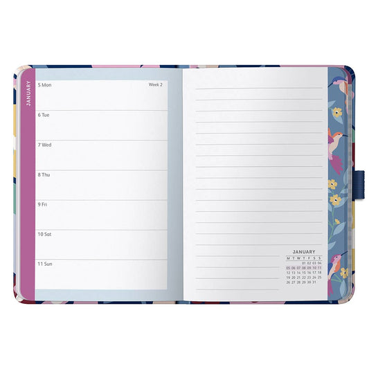 2026 A6 Diary, Weekly Planner, To Do Lists & Notes | Floral